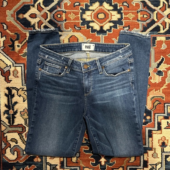 PAIGE Verdugo Ankle Jeans Size 27 Rise Stretch Slim Fit 5 Pocket (#10) - Picture 6 of 9